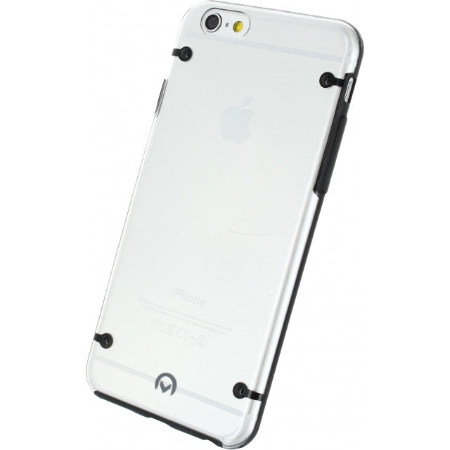 Coque Hybride Mobilize Transparente Apple iPhone 6/6S Noir