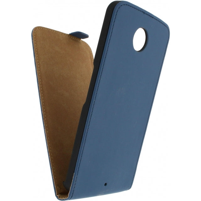 Mobilize Ultra Slim Flip Case Motorola Google Nexus 6 Blau