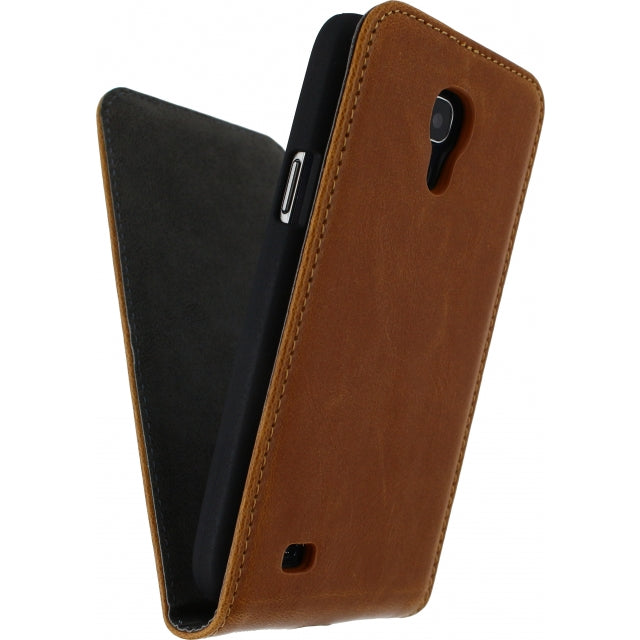 Mobilize Premium Magnet Flip Case Samsung Galaxy S4 Mini I9195 Braun