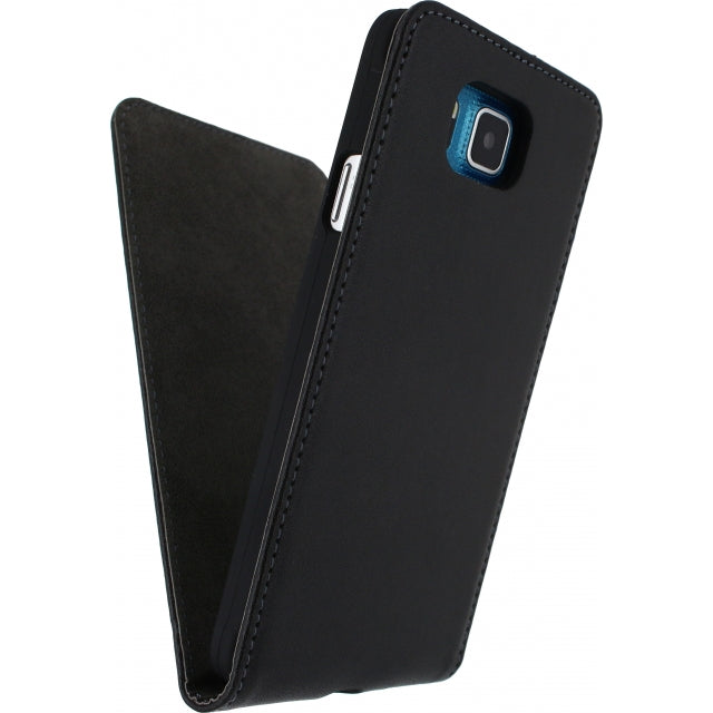 Mobilize Premium Magnet Flip Case Samsung Galaxy Alpha Noir