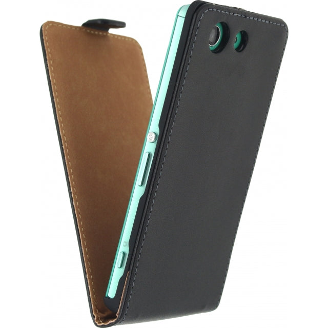 Mobilize Classic Flip Case Sony Xperia Z3 Compact Schwarz
