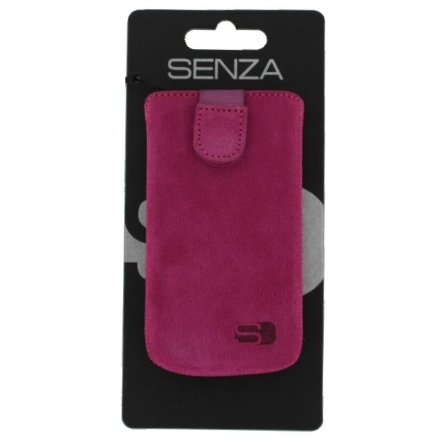 Senza Suede Slide Case Hot Pink Größe M