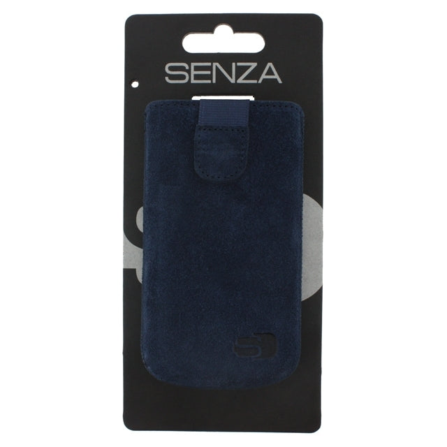 Senza Suede Slide Case Bleu Intense Taille S