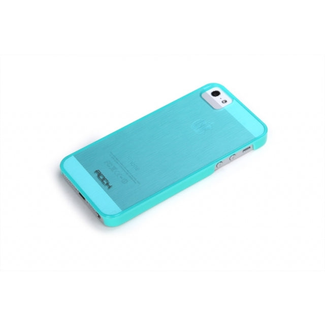 Rock Texture Semi Transparent Case Apple iPhone 5/5S/SE Blue