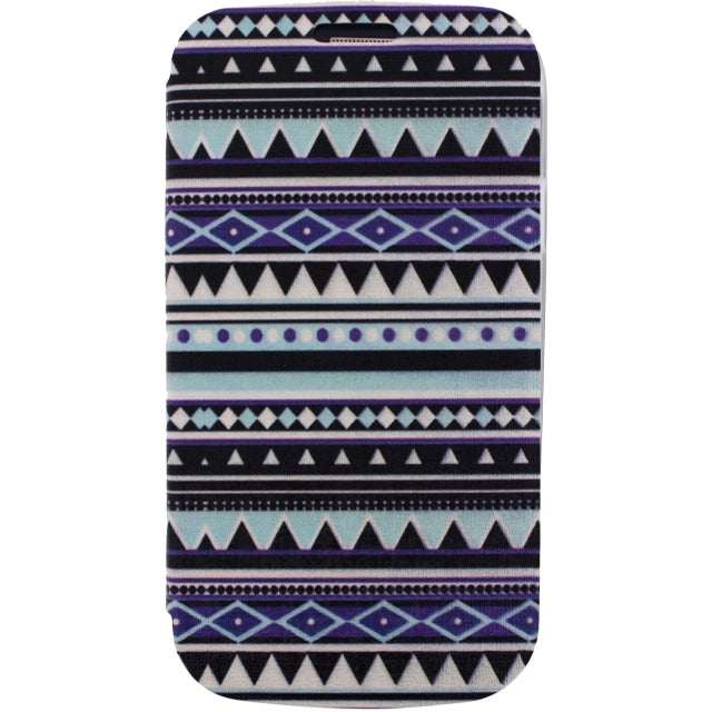 Xccess Book Stand Case Samsung Galaxy SIII I9300 Aztec Blau