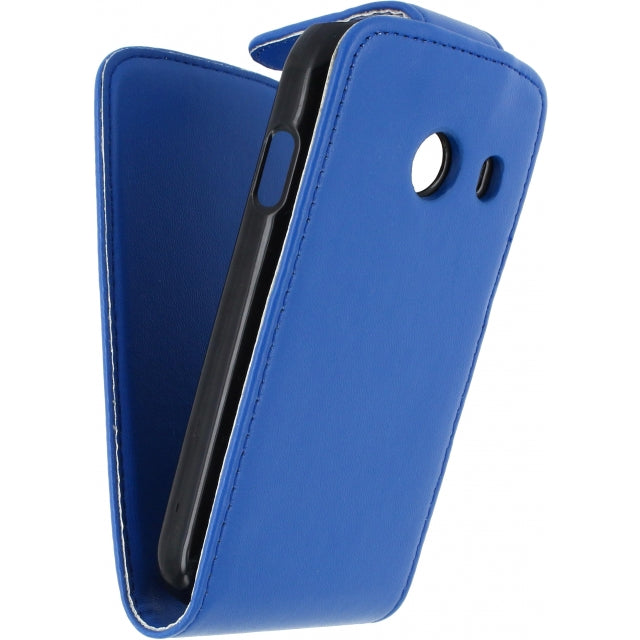 Xccess Flip Case Samsung Galaxy Ace Style Blau