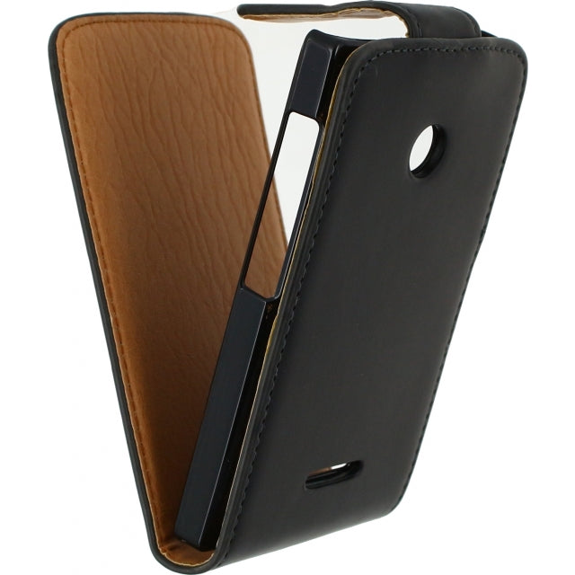 Xccess Flip Case Microsoft Lumia 435 Schwarz