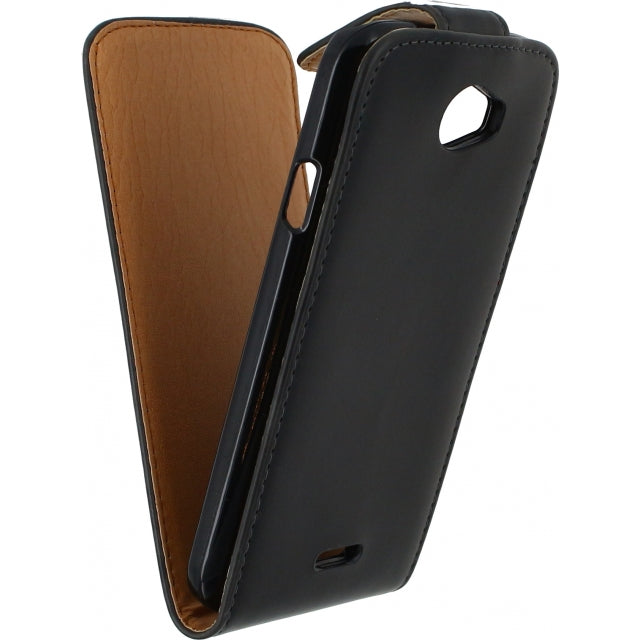 Xccess Flip Case Wiko Barry Schwarz