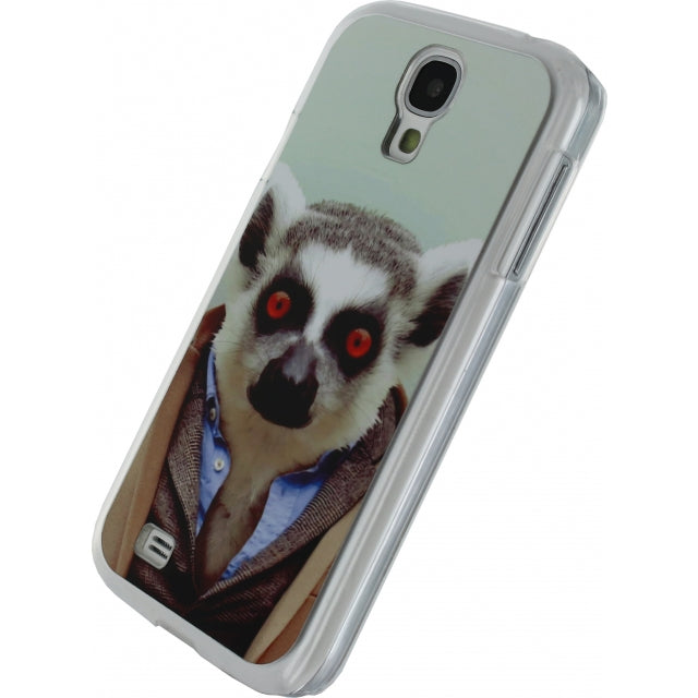Xccess Metal Plate Cover Samsung Galaxy S4 I9500/I9505 Funny Lemur