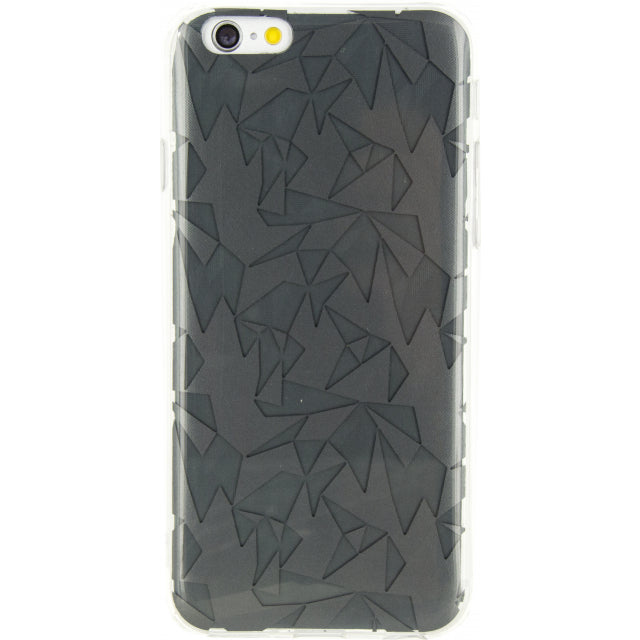 Xccess TPU/PC Hülle Apple iPhone 6/6S Prism Design Cold Grey