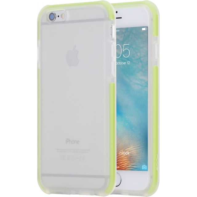 Rock Guard Case Apple iPhone 6/6S Transparent/Green