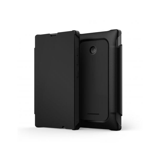 Housse Mozo Book Cover Microsoft Lumia 532 Noire