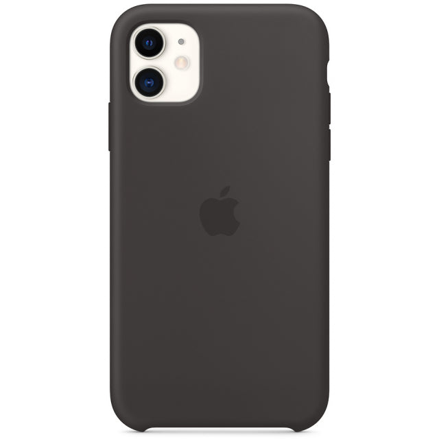 MWVU2ZM/A Coque en silicone Apple iPhone 11 Noir