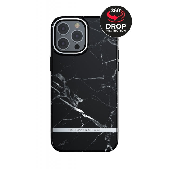 Richmond & Finch Freedom Series One-Piece Apple iPhone 13 Pro Max Marbre noir