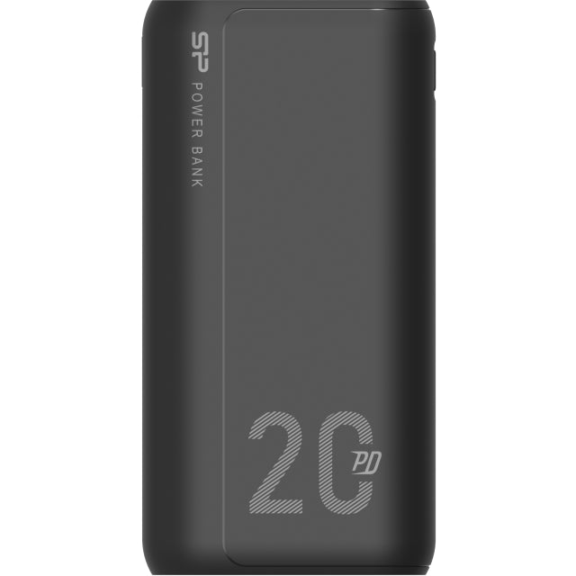 Silicon Power QS15 Fast Charging 18W PD Powerbank 20000 mAh Black