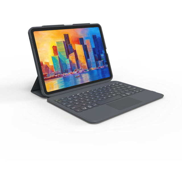 ZAGG Pro Keys Bluetooth Keyboard Case with TrackPad for Apple iPad Pro 12.9 (2021/2022) QWERTY Black