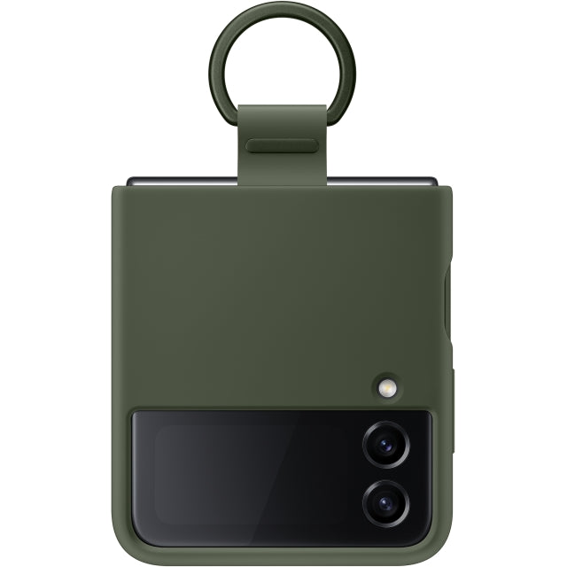 EF-PF721TGEGWW Samsung Silicone Cover with Ring Galaxy Z Flip4 Khaki