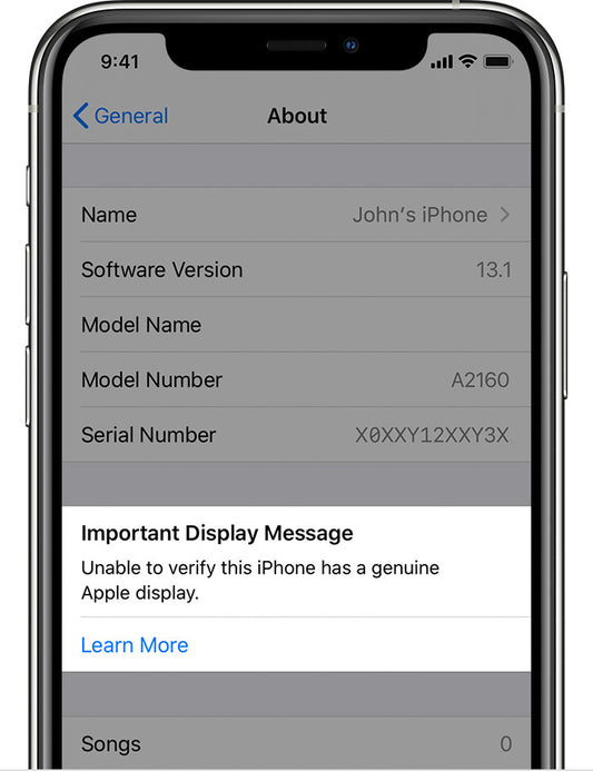 IPhone toont waarschuwing na 'niet-officiële' schermvervanging