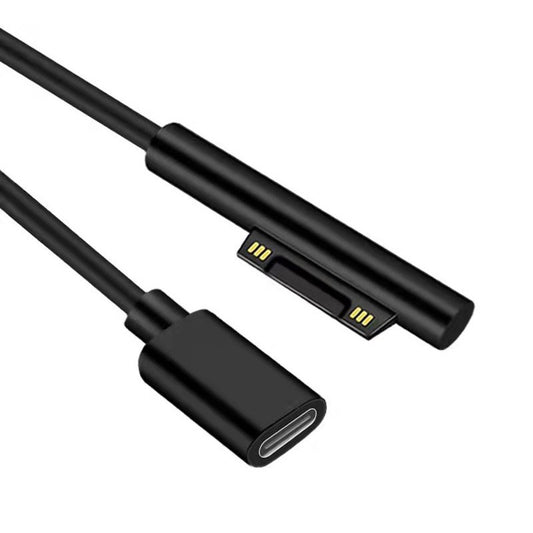 USB-C (Female) naar Surface PD (Male) Magnetische kabel (15cm) Surface Pro 3/4/5/6