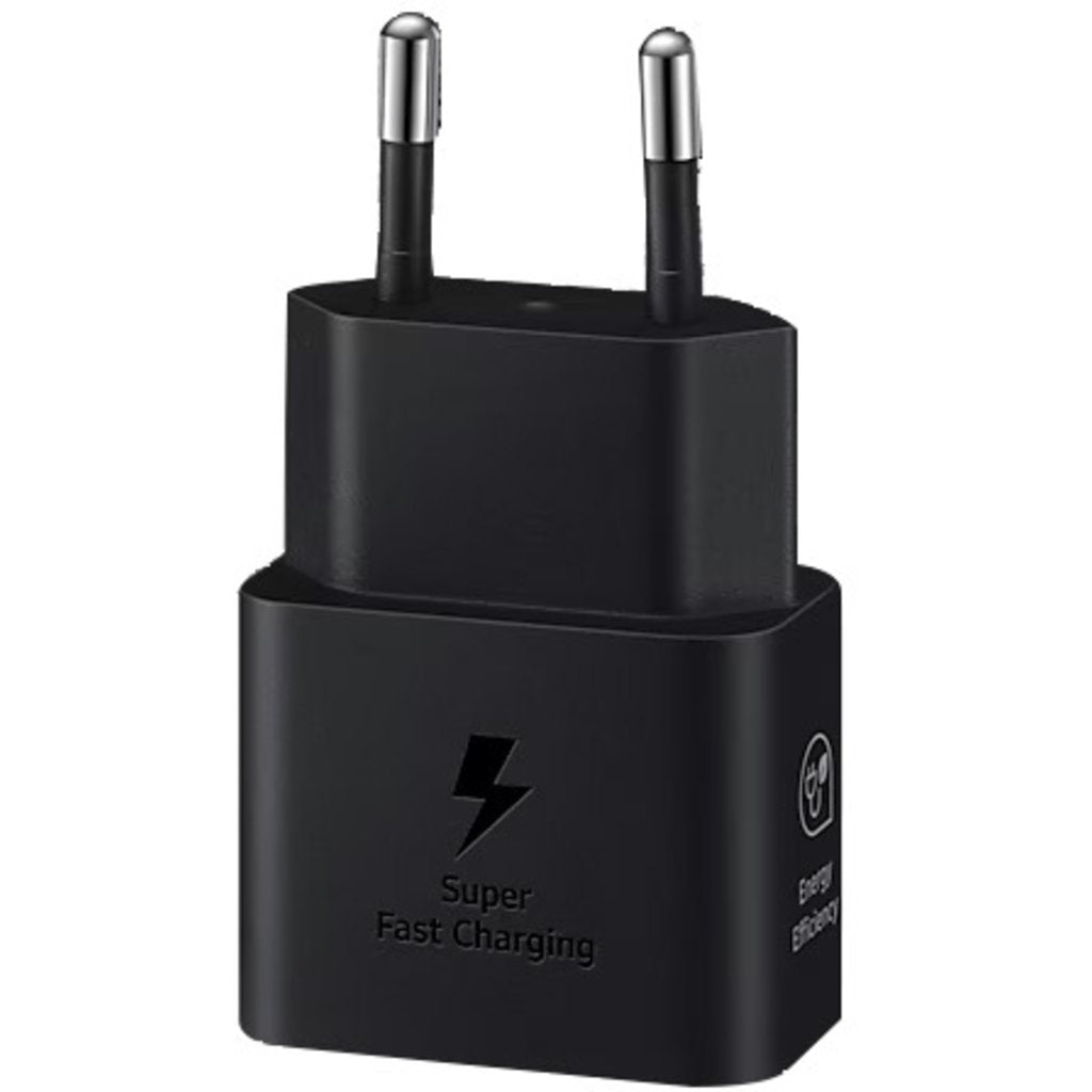Samsung 25W GaN-Netzteil (USB-C), Schwarz, ohne Kabel, BULK