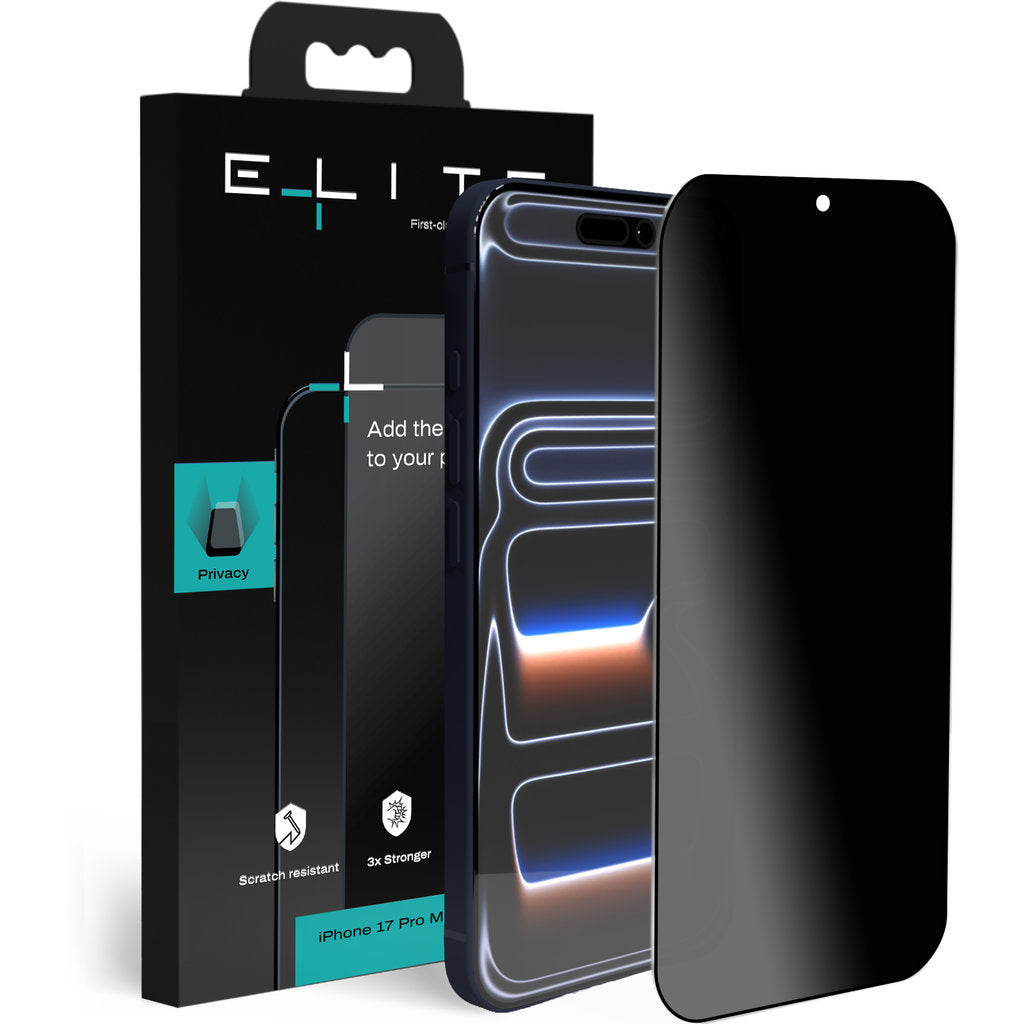 Elite Screenprotector Glass Privacy for Phone 17 Pro Max