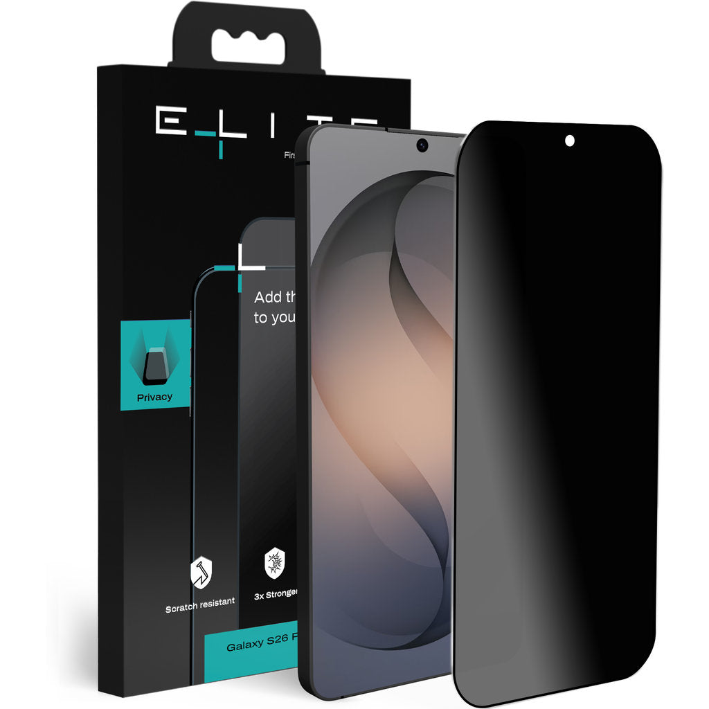 Elite Screenprotector Glass Privacy for Samsung Galaxy S26 Plus