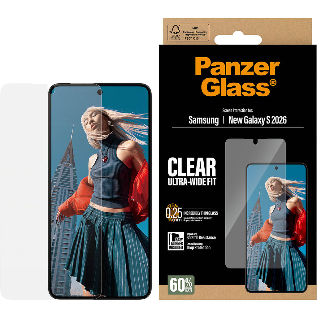 PanzerGlass Samsung Galaxy S26 - Ultra-Wide Fit