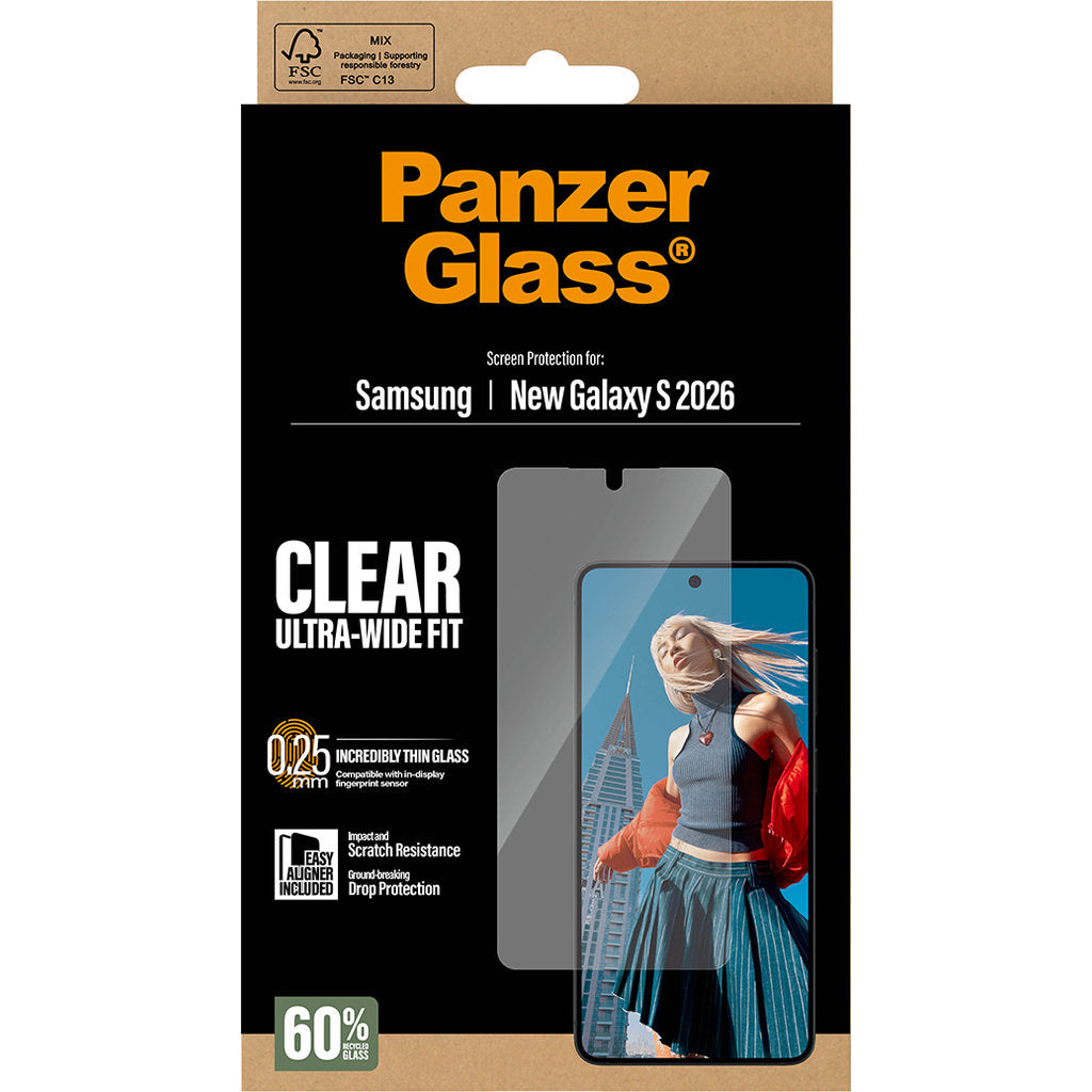 PanzerGlass Samsung Galaxy S26 - Ultra-Wide Fit