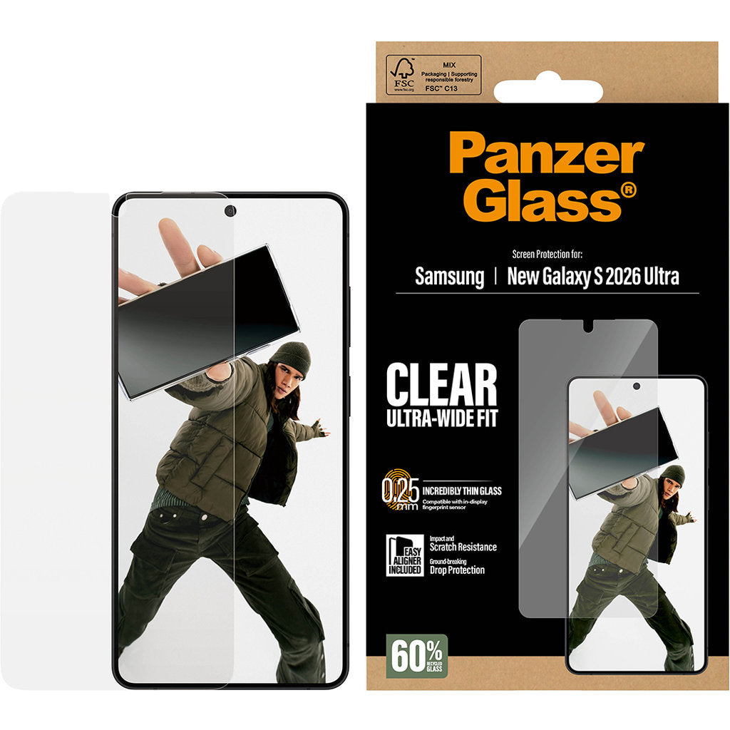 PanzerGlass Samsung Galaxy S26 Ultra - Ultra-Wide Fit