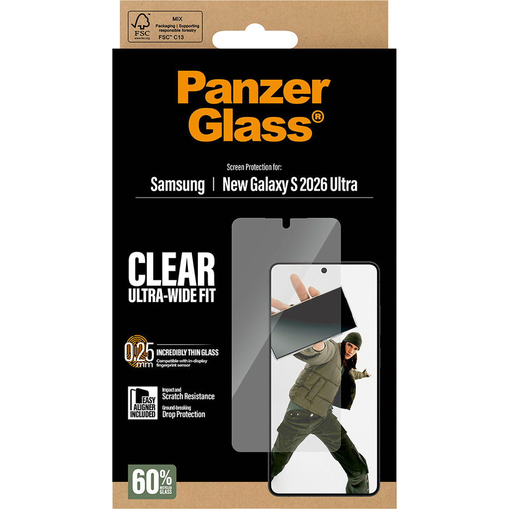 PanzerGlass Samsung Galaxy S26 Ultra - Ultra-Wide Fit