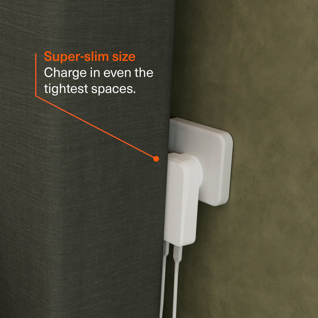 Cygnett Chargeplus Dual USB-C Slim Wall Charger 45W White