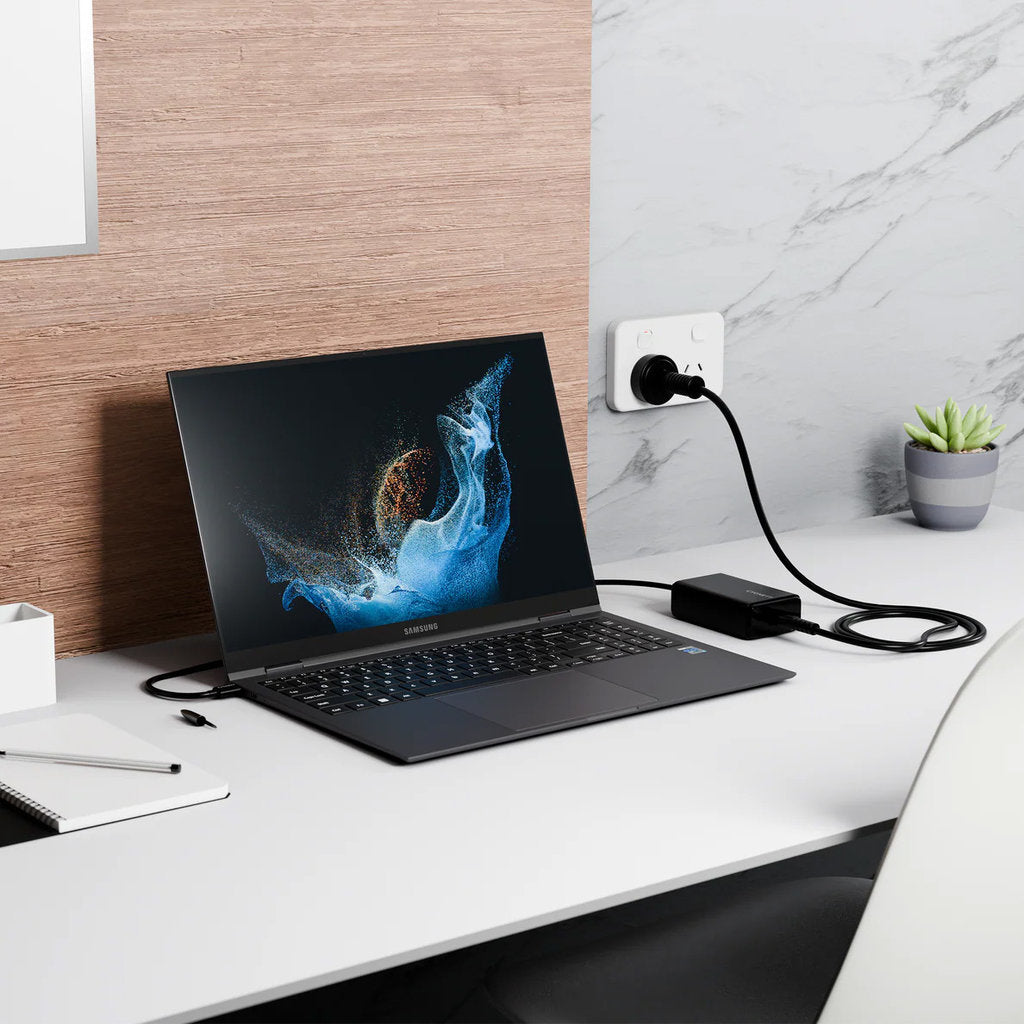 Cygnett PowerMaxx 65W GaN USB-C Laptop Charger Black
