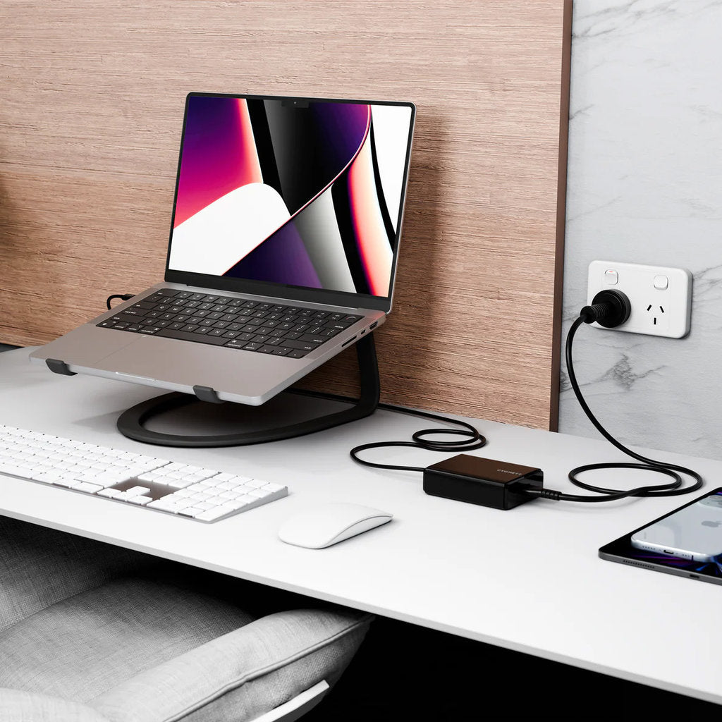 Cygnett PowerMaxx 100W GaN USB-C Laptop Charger Black