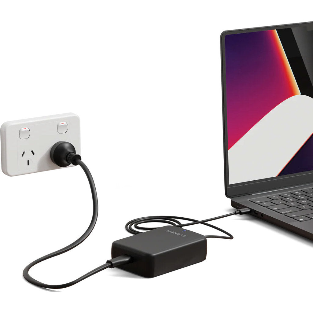 Cygnett PowerMaxx 140W GaN USB-C Laptop Charger Black