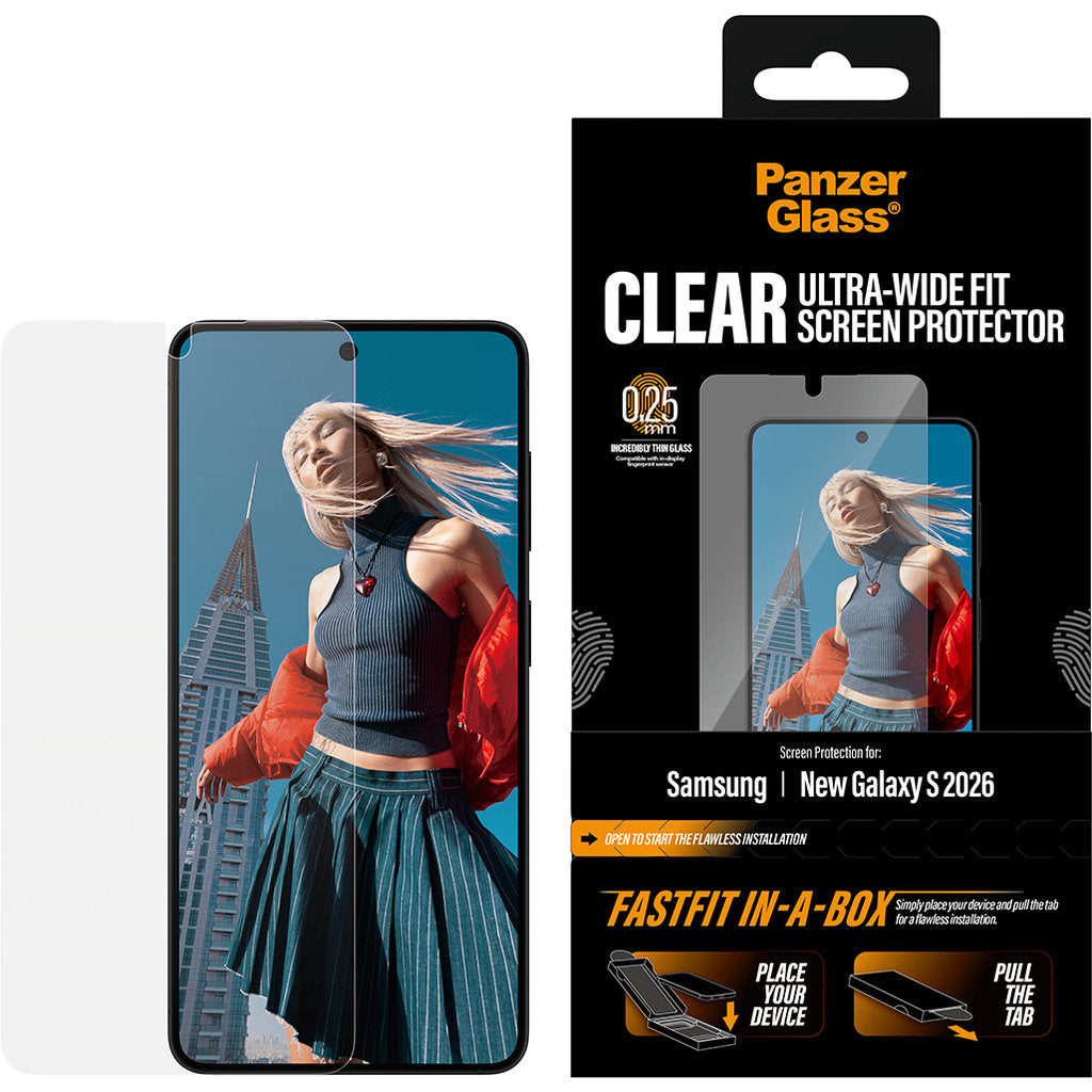 Panzerglass Samsung Galaxy S26 - Ultra-Wide Fit - FastFit