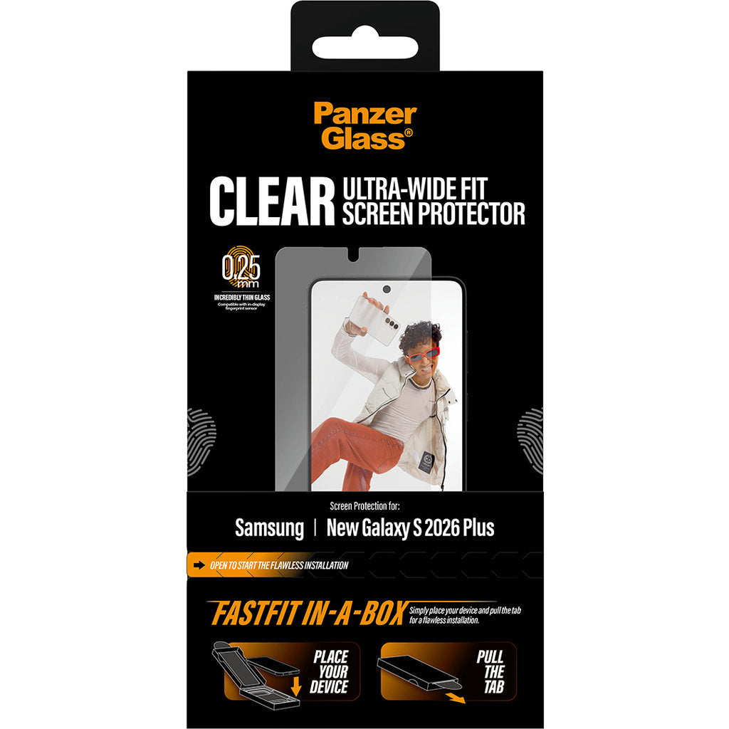 Panzerglass Samsung Galaxy S26 Plus - Ultra-Wide Fit - FastFit