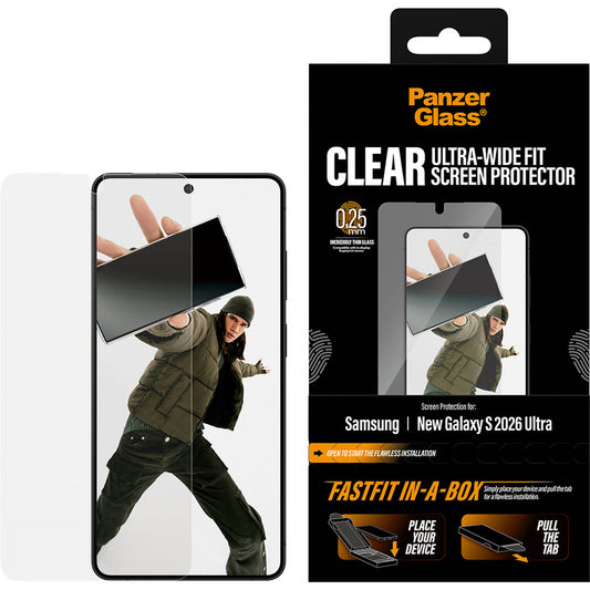 Panzerglass Samsung Galaxy S26 Ultra - Ultra-Wide Fit - FastFit