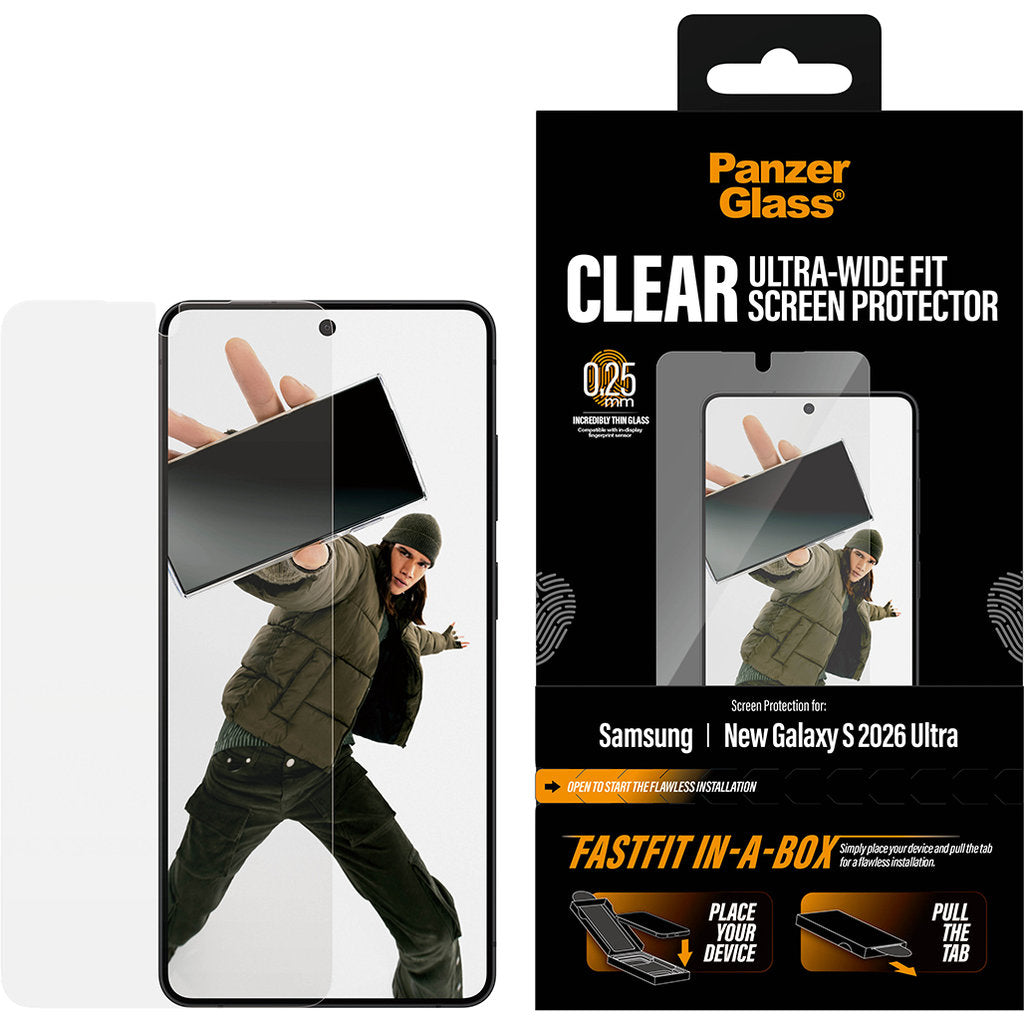 Panzerglass Samsung Galaxy S26 Ultra - Ultra-Wide Fit - FastFit
