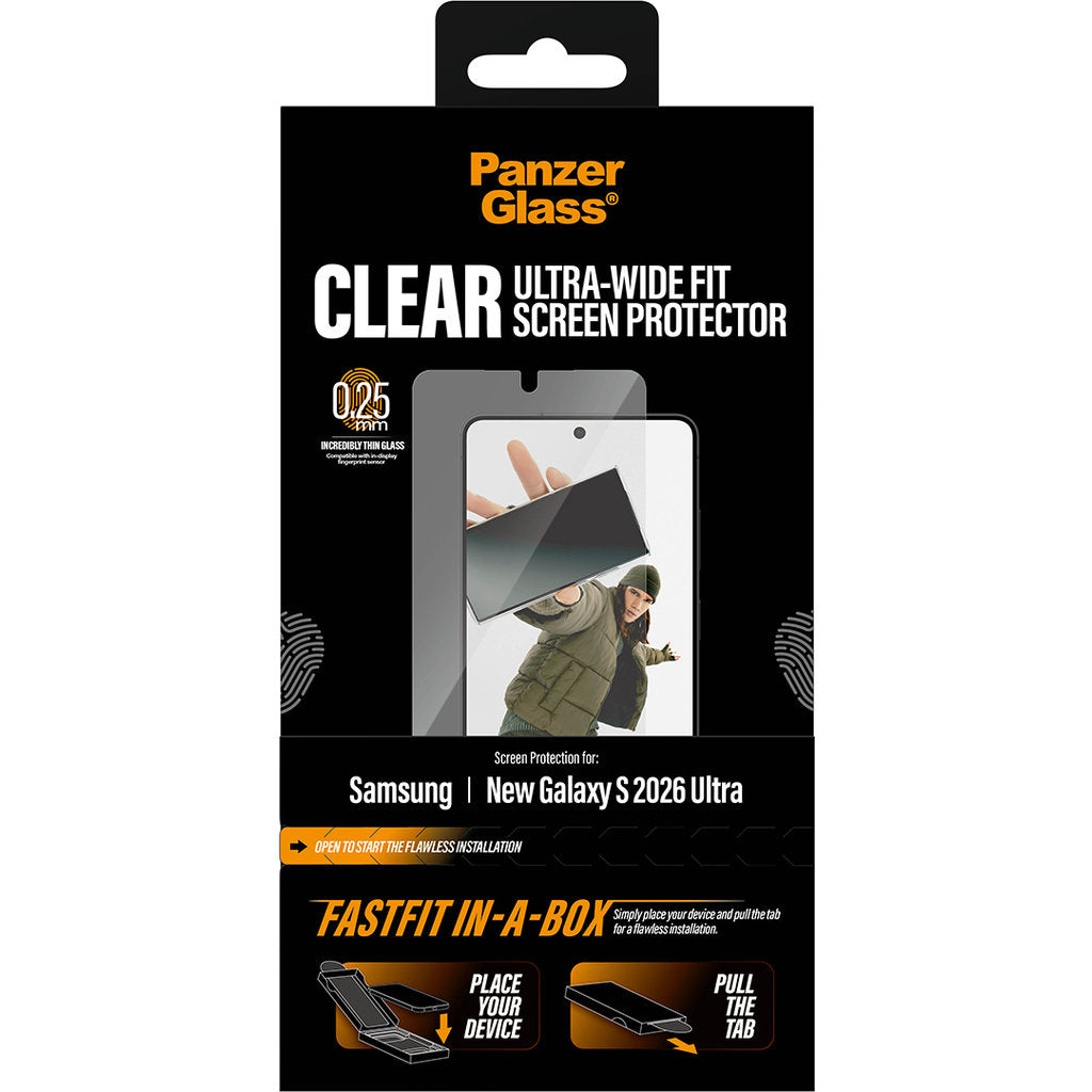 Panzerglass Samsung Galaxy S26 Ultra - Ultra-Wide Fit - FastFit