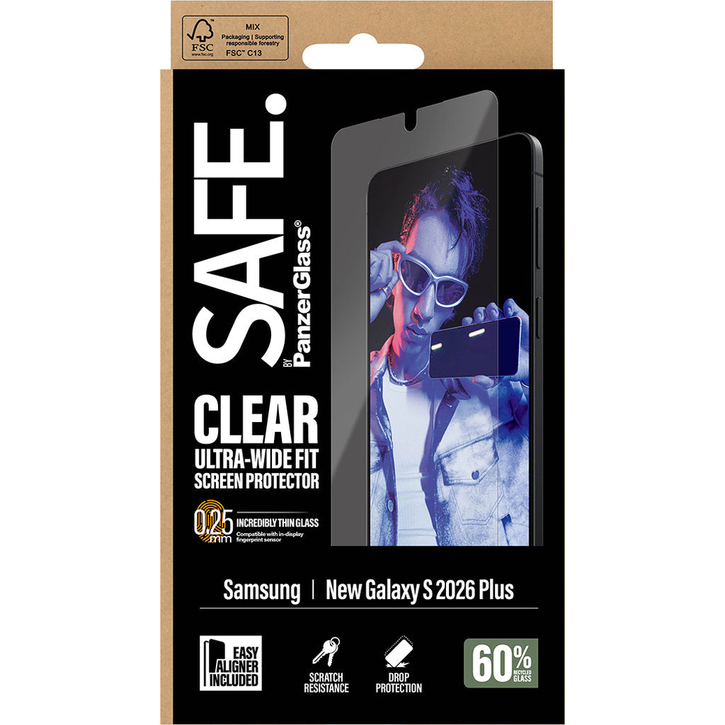 SAFE by Panzerglass Samsung Galaxy S26 Plus - Ultra-Wide-Fit
