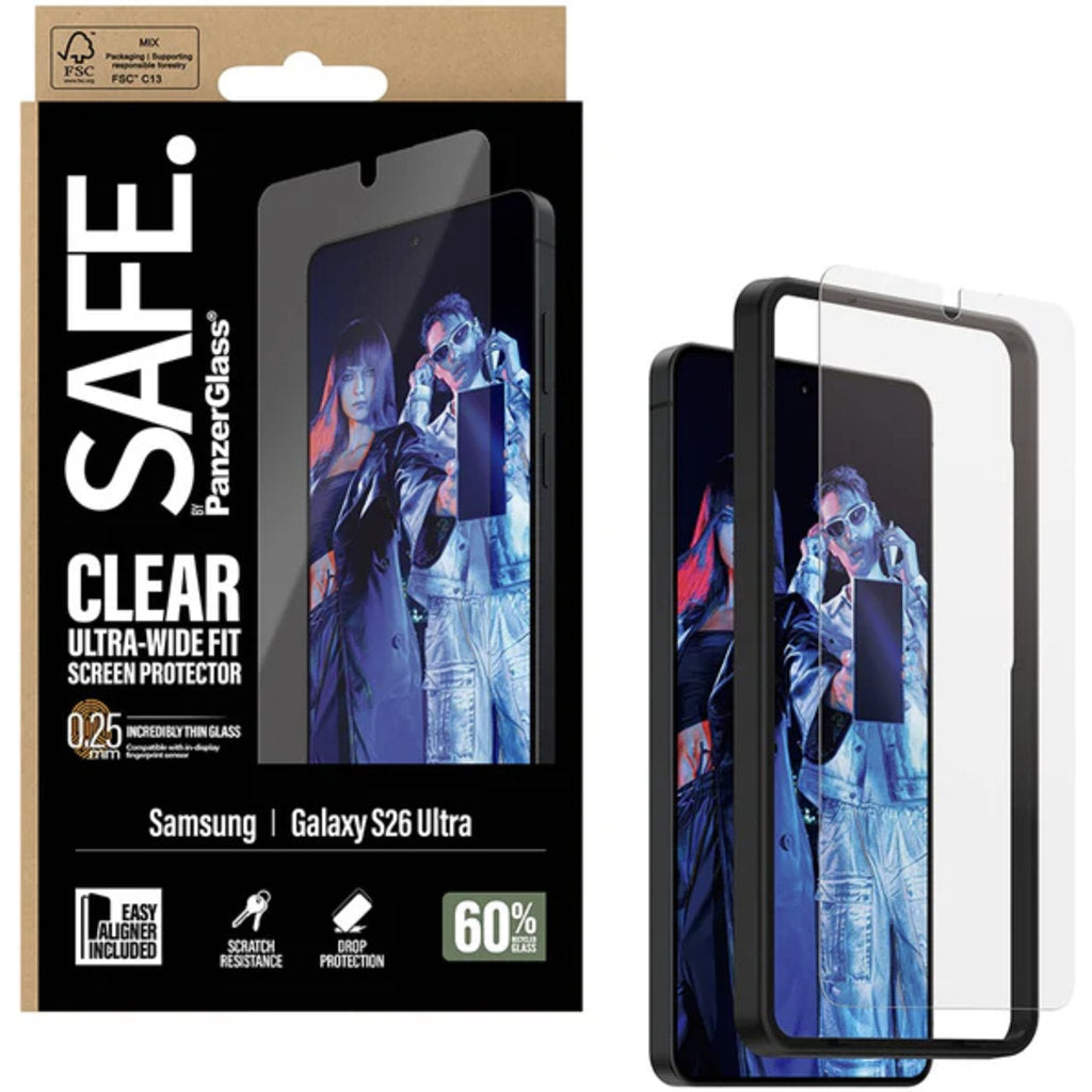 SAFE by Panzerglass Samsung Galaxy S26 Ultra - Ultra-Wide-Fit
