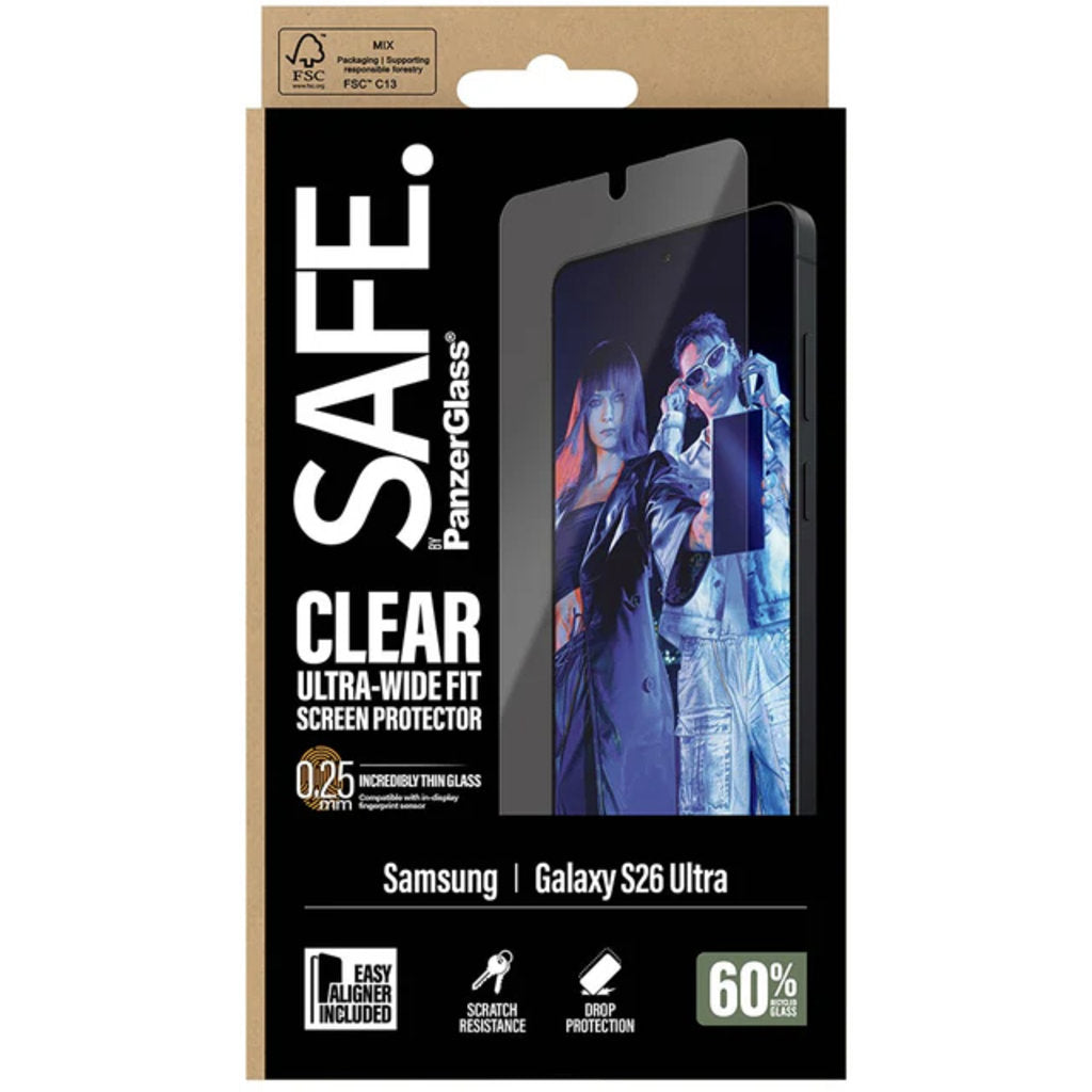 SAFE by Panzerglass Samsung Galaxy S26 Ultra - Ultra-Wide-Fit