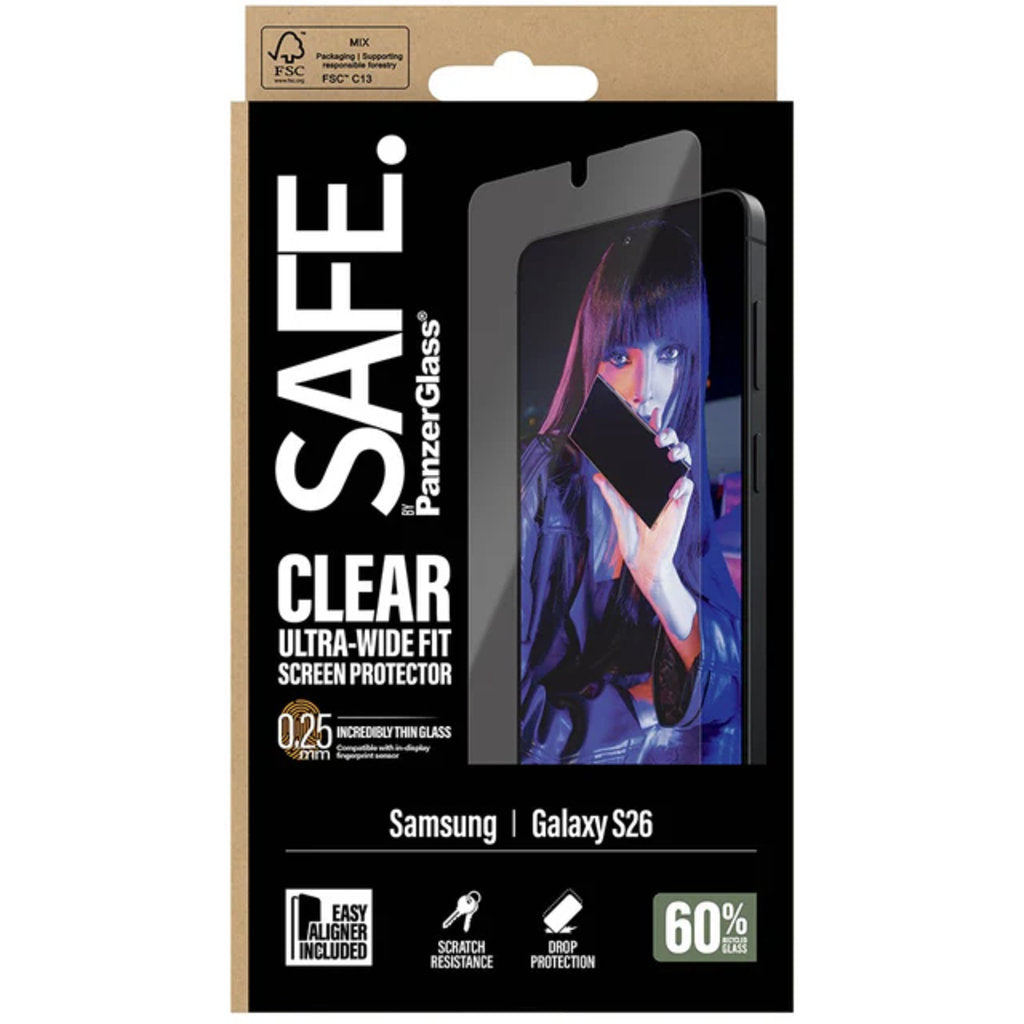 SAFE by Panzerglass Samsung Galaxy S26 - Ultra-Wide-Fit