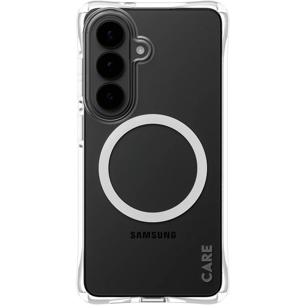 CARE by PanzerGlass Samba Case Transparent w. Qi Samsung Galaxy S26