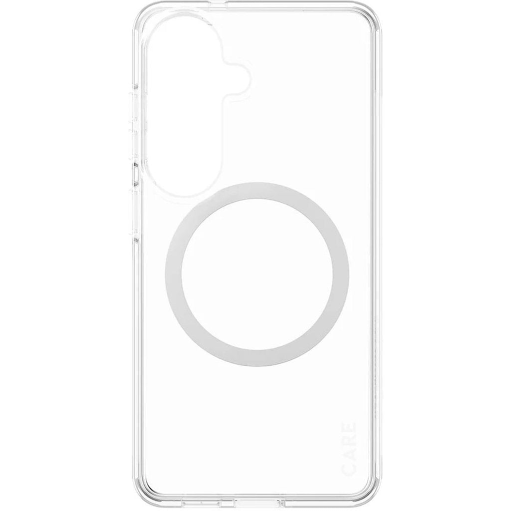 CARE by PanzerGlass Urban Explorer Case Transparent w. White Qi Samsung Galaxy S26