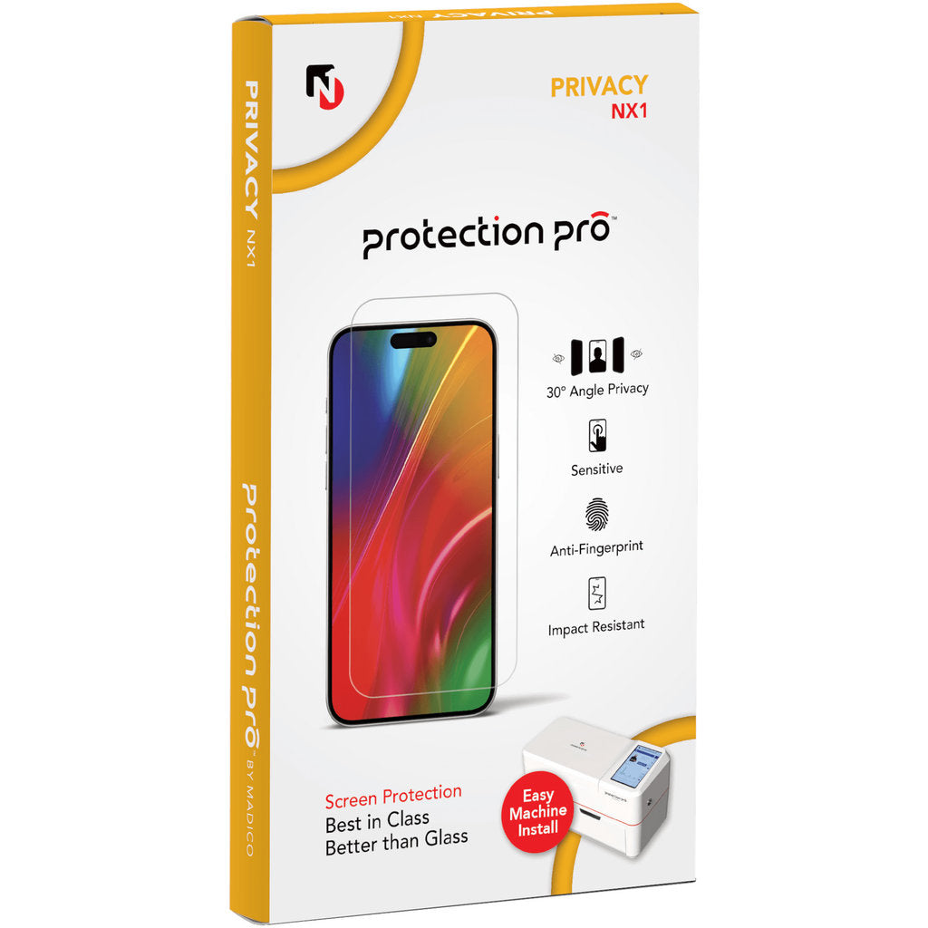 ClearPlex by ProtectionPro Film Privacy HD NX1 Small up to 7 inch (10-pack)