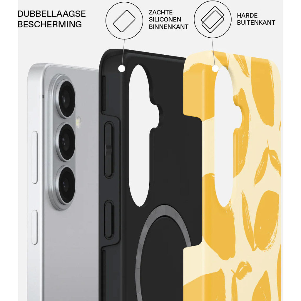 Burga Tough MagSafe Samsung Galaxy S26 – Lemon Tart