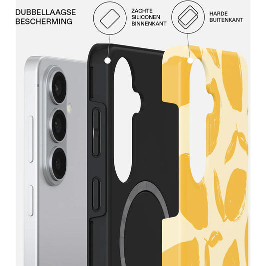 Burga Tough MagSafe Samsung Galaxy S26 Plus – Lemon Tart