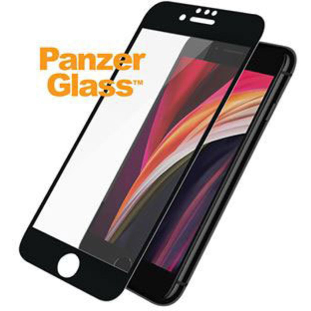 PanzerGlass Apple iPhone 6/6S/7/8/SE (2020/2022) Black Case Friendly Glass