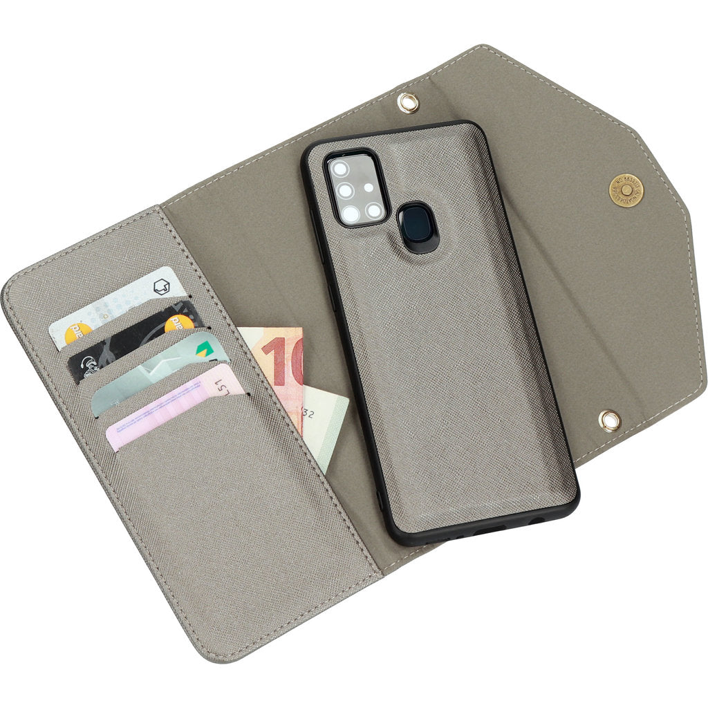 Casetastic Clutch Samsung Galaxy A21s (2020) Or/Argent